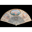 Venus of the Waters, fan by Dubois Davesnes circa 1850-60