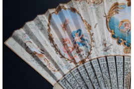 Venus of the Waters, fan by Dubois Davesnes circa 1850-60