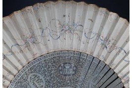 Venus of the Waters, fan by Dubois Davesnes circa 1850-60