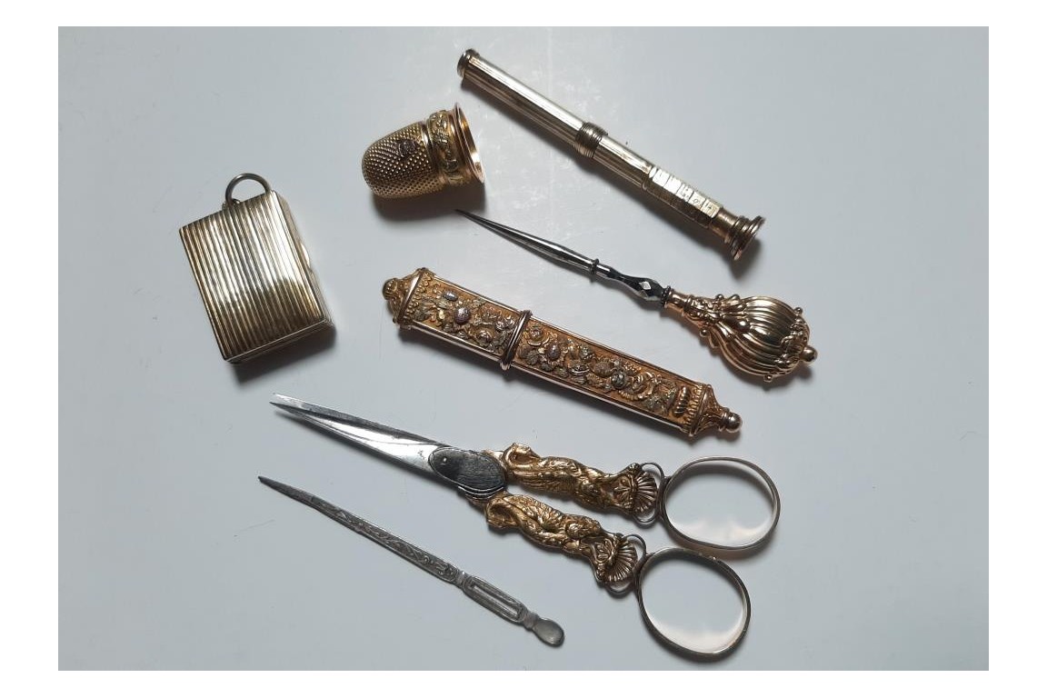 Gabrielle, sewing kit circa 1819-1838