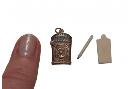 Etui miniature "Souvenir d'amitié", XVIII-XIXème siècle