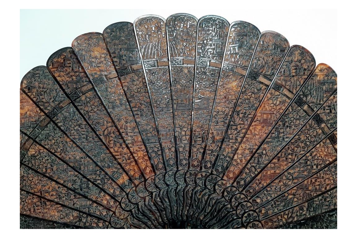 Terrasses, Chinese fan, circa 1860-80