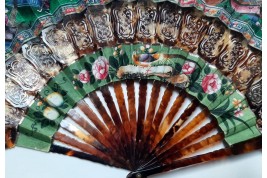 Cabriolet, Chinese fan, 19th century