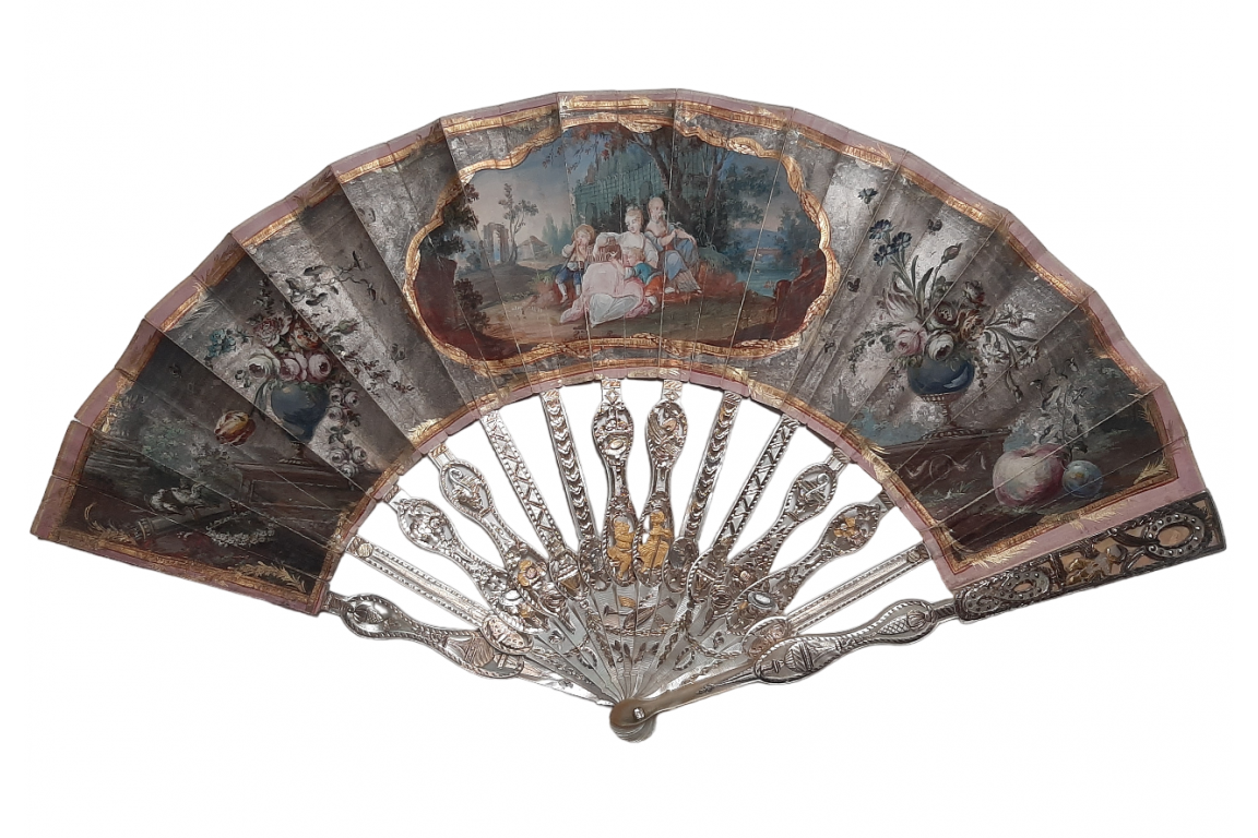 Love is a silver treasure, fan circa 1780