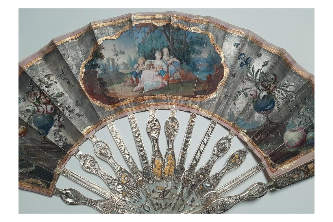 Love is a silver treasure, fan circa 1780