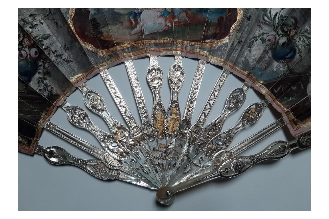 Love is a silver treasure, fan circa 1780