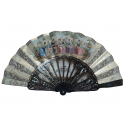 Gallantry with mica, fan circa 1860