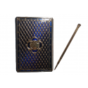 Blue. Business card holder, 19th century