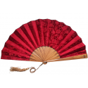 Red mosquito. Fashion fan, late 19th century