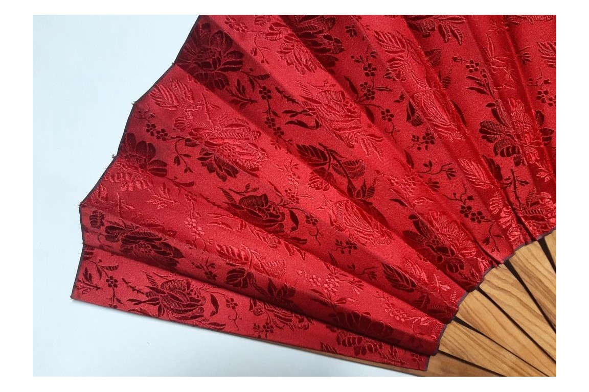 Red mosquito. Fashion fan, late 19th century