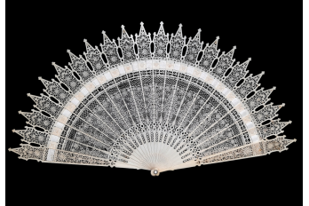 Gothic cathedral, fan circa 1825-35