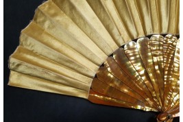 Yellow. Fan circa 1900