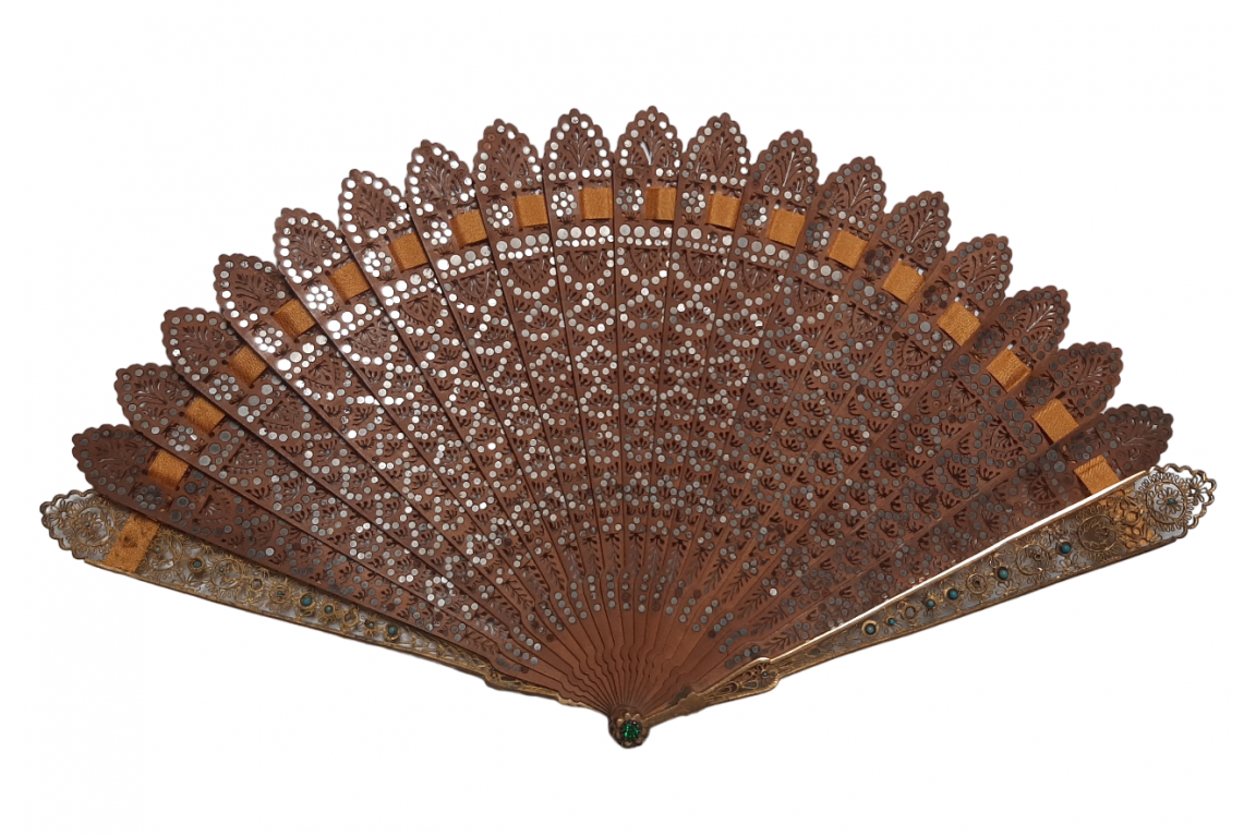 Speckled. Fan circa 1820