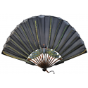 Peacock,  period Art Nouveau fan