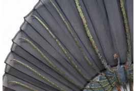 Peacock,  period Art Nouveau fan