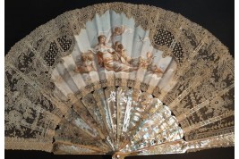 Venus pointing the way to love, fan circa 1860