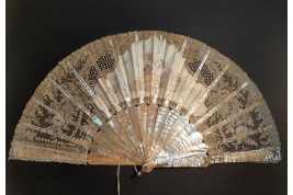 Venus pointing the way to love, fan circa 1860