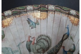 Wonderful birds, fan circa 1690