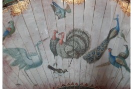 Wonderful birds, fan circa 1690