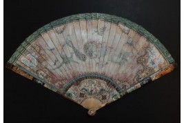 Wonderful birds, fan circa 1690