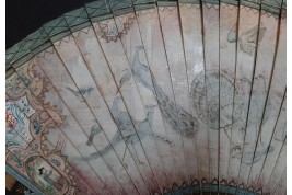 Wonderful birds, fan circa 1690