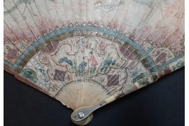 Wonderful birds, fan circa 1690