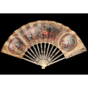 Happiness and misfortune of mankind,  Pandora fan circa 1770