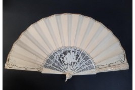 The Sleeping Beauty in the Woods, fan by Roubaudi circa 1880-90