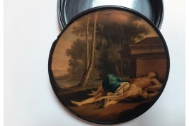 Pyramus and Thisbe, 19th century snuffbox