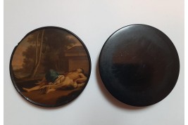 Pyramus and Thisbe, 19th century snuffbox