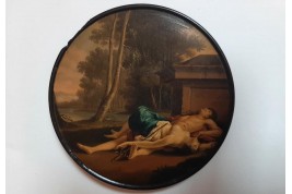 Pyramus and Thisbe, 19th century snuffbox