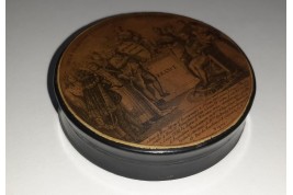 Bourbon & France. Royalist snuffbox, circa 1820