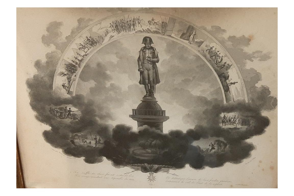 Hommage à Napoléon, gravure vers 1835