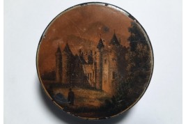 Brother and sister: Henri and Louise d'Artois. Snuffbox circa 1830-33