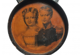 Brother and sister: Henri and Louise d'Artois. Snuffbox circa 1830-33