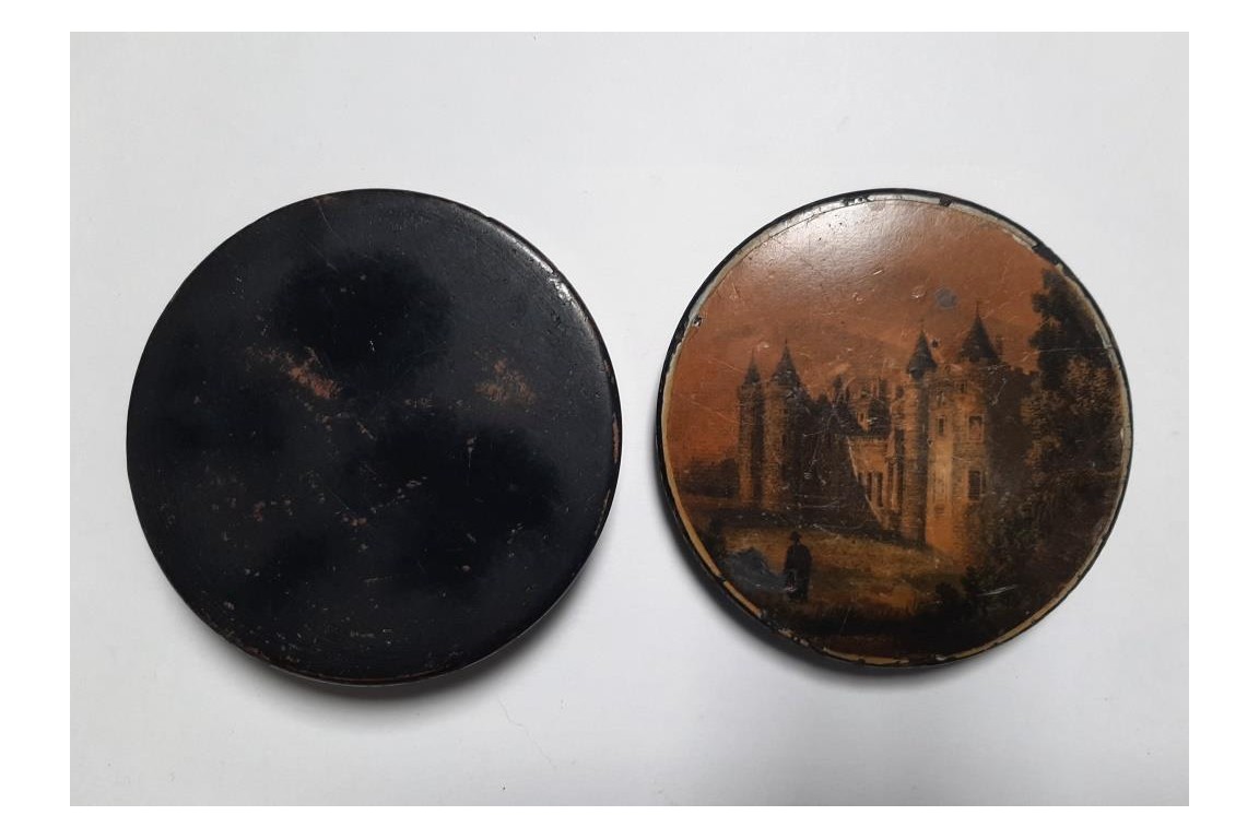 Brother and sister: Henri and Louise d'Artois. Snuffbox circa 1830-33