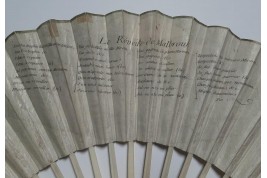 Le réveil de Malbrouck, éventail pré-révolutionnaire 1783