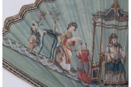 Chinese musical collation, fan circa 1810-15