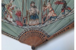 Chinese musical collation, fan circa 1810-15