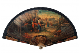 The Spanish guitarist, late 19th century fan