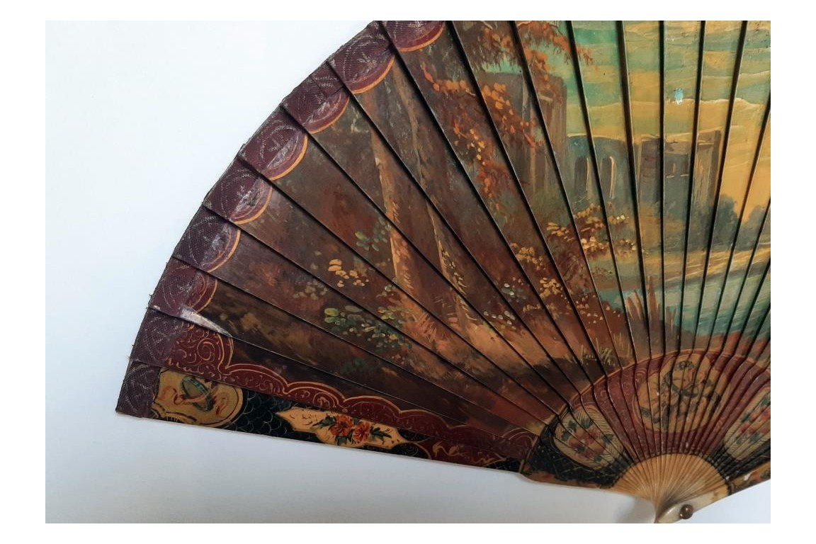 The Spanish guitarist, late 19th century fan