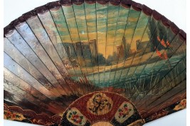 The Spanish guitarist, late 19th century fan