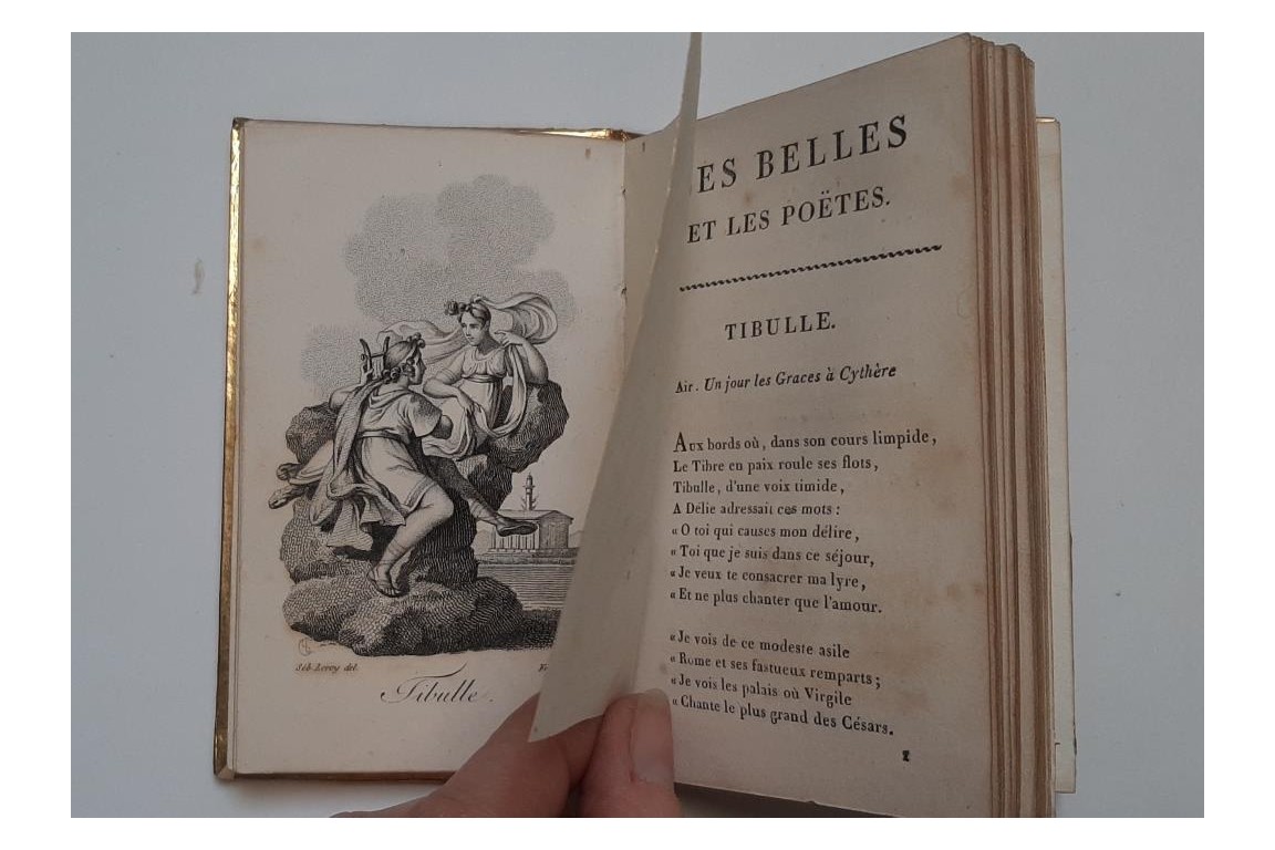 Les Poëtes et les Belles, Janet libraire. Livre vers 1820