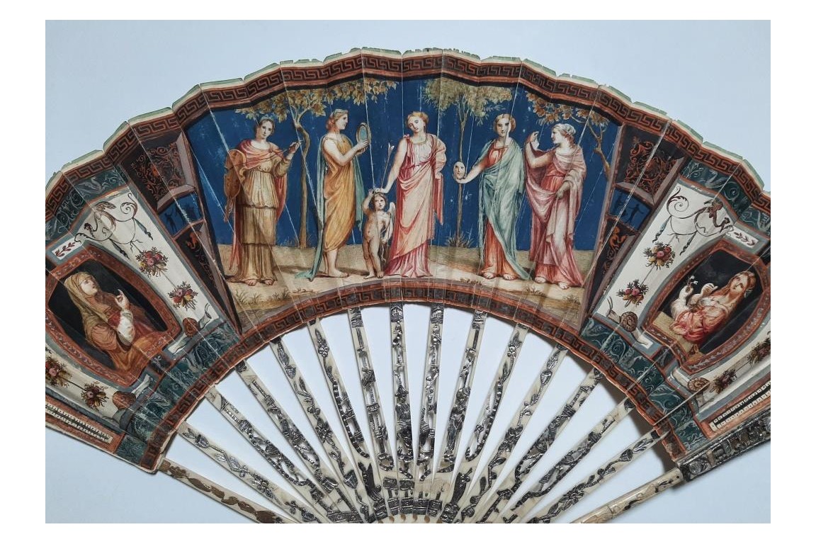 The Muses, fan, circa 1780-90