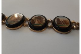 Souvenir of the Grand Tour, micro-mosaic bracelet, early 19th century