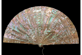 Pearly light, late 19th century fan