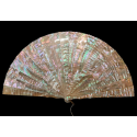 Pearly light, late 19th century fan