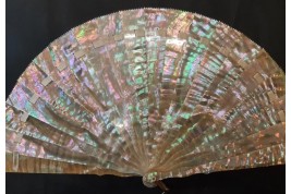 Pearly light, late 19th century fan