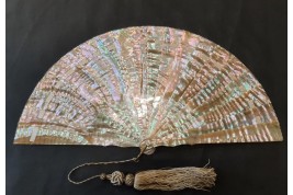 Pearly light, late 19th century fan